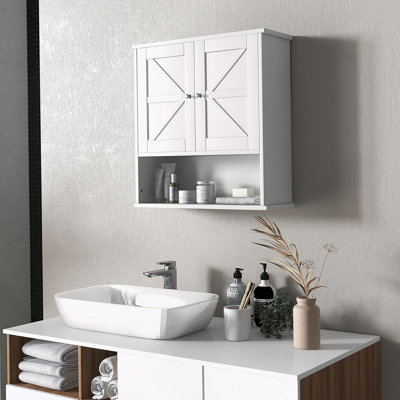 Armoire de rangement de salle de bain murale, armoire à pharmacie, armoire de salle de bain moderne avec miroir