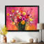 Célébration rose des bouquets assortis - Art mural assorti-9364426-9364423-9364421