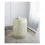 Tabouret d'appoint cylindrique rayé crème et vert - siège de tambour moderne en bois aggloméré 14 po x 14 po x 18 po
