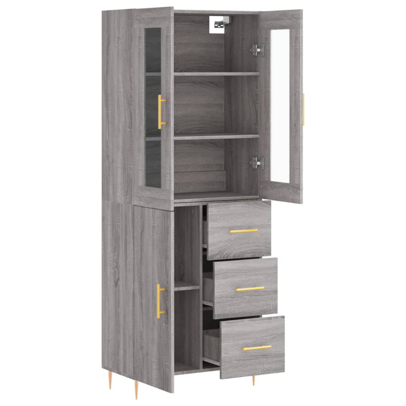 Douglaston 69.5cm Sideboard, Grey Sonoma