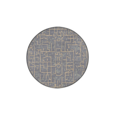 Machine Washable Gray Area Rug
