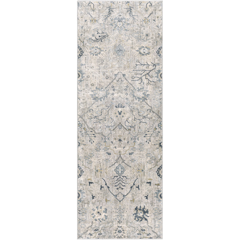 Diellza Floral Indoor Rug, Runner 2'6" x 8'
