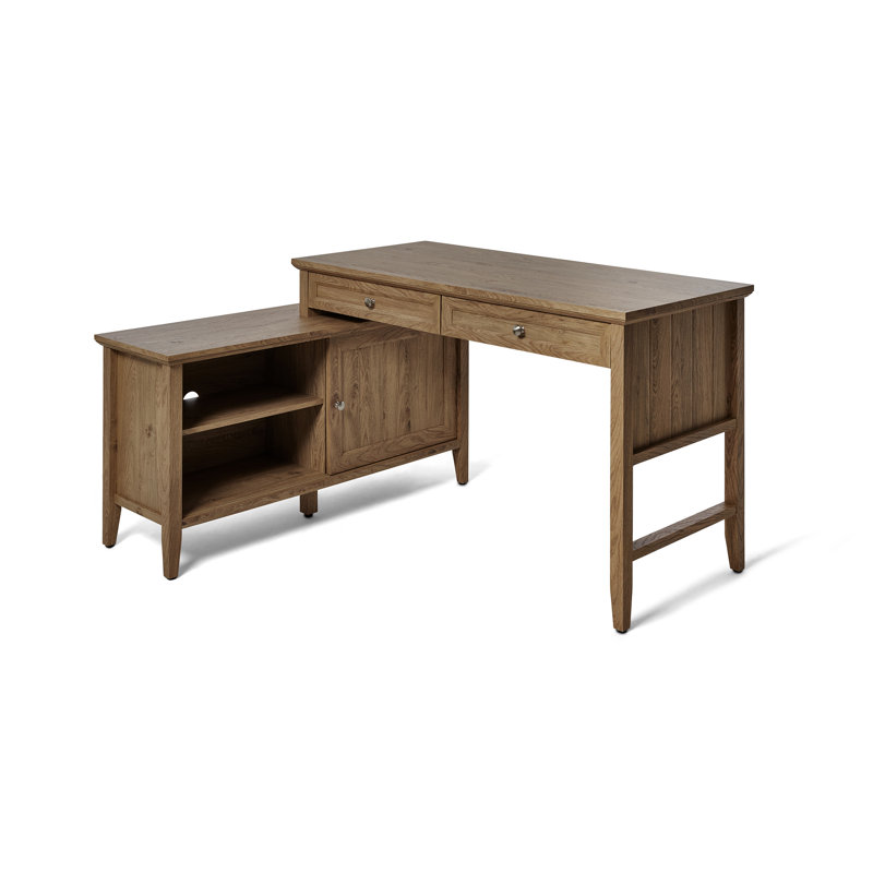 Dunnom C 145 E L-Shaped Desk, Brown