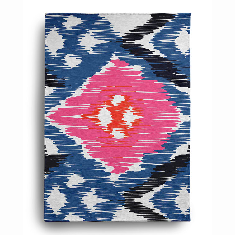 Chenille Ikat Indoor Rug