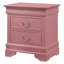 Charmante table de chevet traditionnelle rose-1428437246