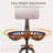 SET OF 1, Adjustable Industrial Home Bar Stools - Cast Iron Tractor Seat Swivel Metal Farmhouse Dining Stools - Counter & Pub Height 22.44" To 27.56" - Copper-1027571957-1027571958