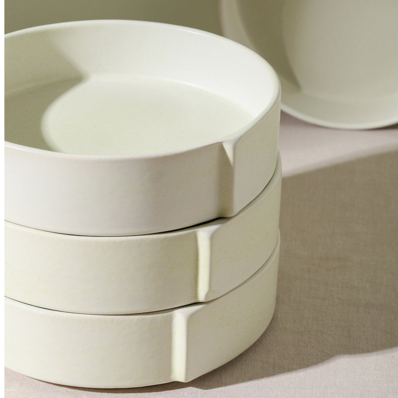 Ensemble de bols à pâtes 4 pièces Stone Lain Bao, Beige