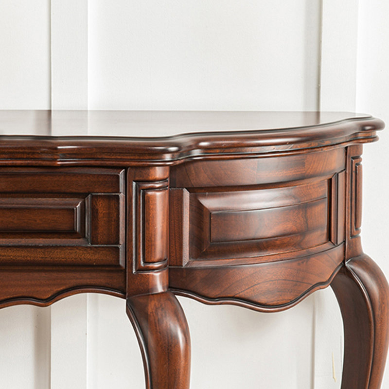 Rural Classical Solid Wood Console Table, 33.86" H x 47.24" W x 16.54" D