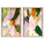 «Pastel Rhythm Shadowbox», ensemble d'art abstrait par Art Remedy, cadre blond, 24 x 36-1418506328-1418506331