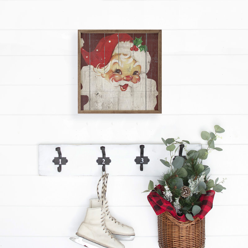 Saint Nick rétro gai, H 16 po x l 16 po