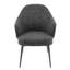 Fauteuil rembourré gris Dooling
