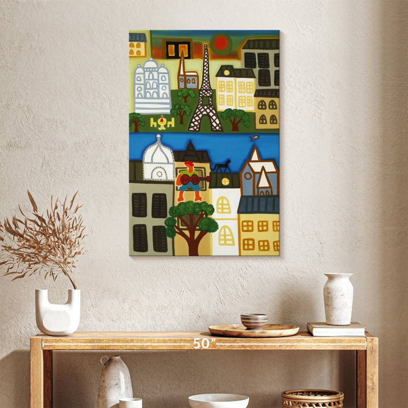 Spring In Paris, 36" H x 24" W