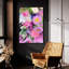 Art mural en verre épique «Melting Roses» par Dante Plata, 24 po x 36 po-1058689486