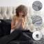 Ensemble d'édredon plissé avec draps Bed-in-a-Bag-103134053-103134075