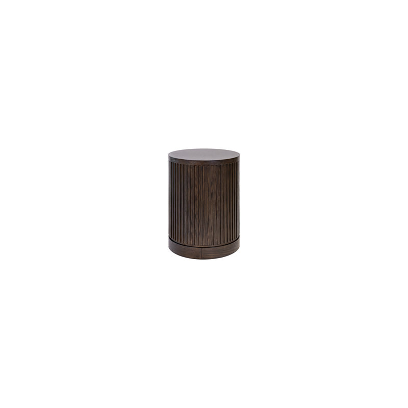 Table d'appoint Graelynn, H 24 po x L 18 po x l 18 po, Brun