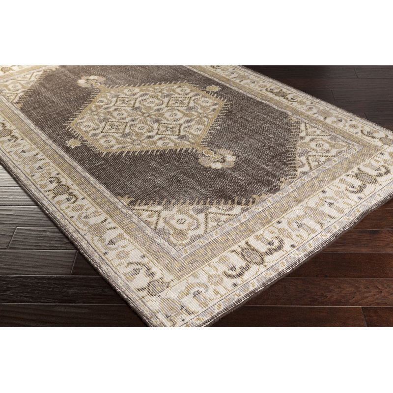 Elsea Wool Oriental Indoor Rug, Rectangle 5'6" x 8'6"