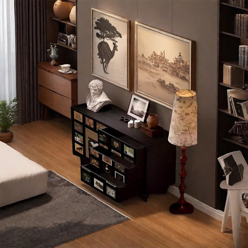 Six Drawer Ash Wood Sideboard