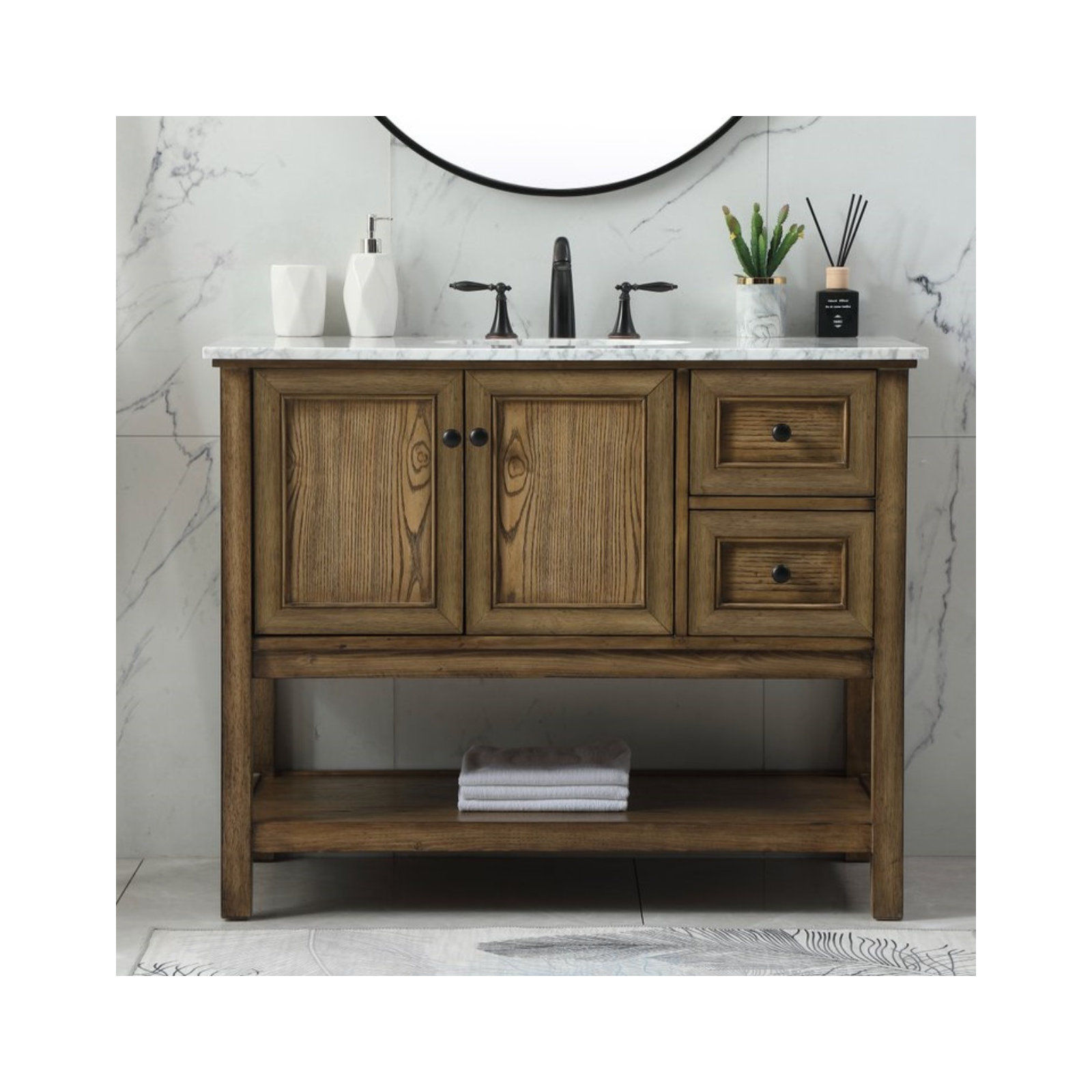 Bonsai 42'' Single Bathroom Vanity, Driftwood