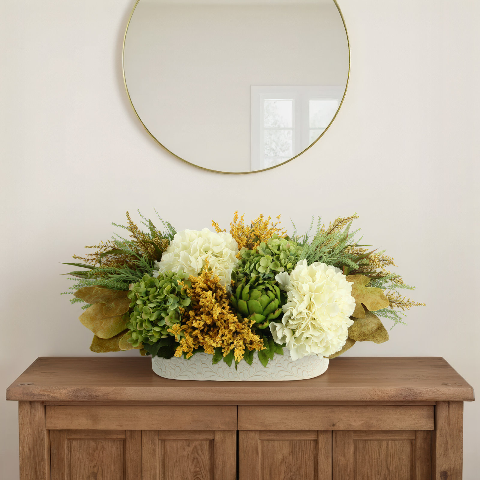 Hydrangea Floral Arrangement in Vase