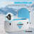 Kodiak 1-Person Inflatable Cold Plunge Ice Bath Tub/Hot Tub With PVC Insulated Lid, Hand Pump, And Repair Kit In Gray