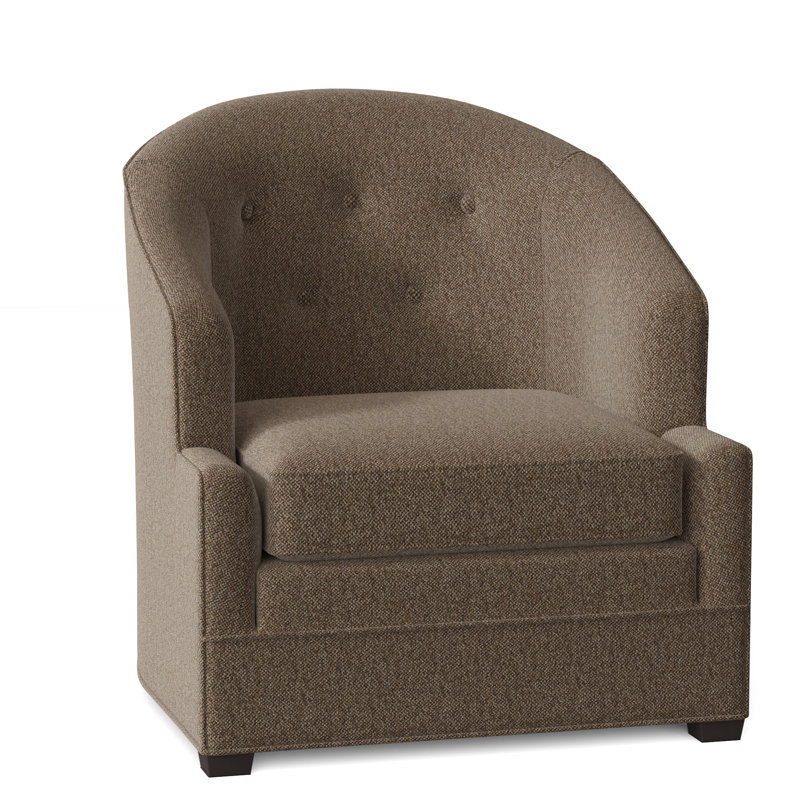 Fauteuil capitonné l 29 po Bryson, Noisette 9508