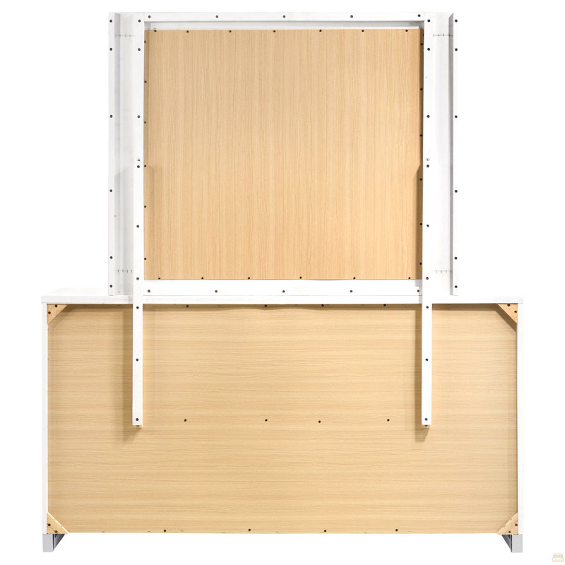 Commode 6 tiroirs avec miroir Dulcey