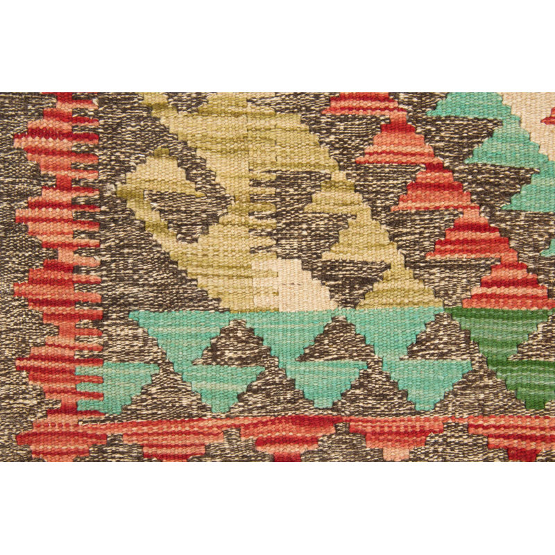 Geometric Hand Woven 89cm X 118cm Area Rug