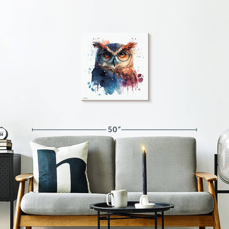 Hibou mignon Brampt - Ben Heine, H 20 po x l 20 po