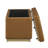 Atreju Faux Leather Ottoman-664615433-664615432
