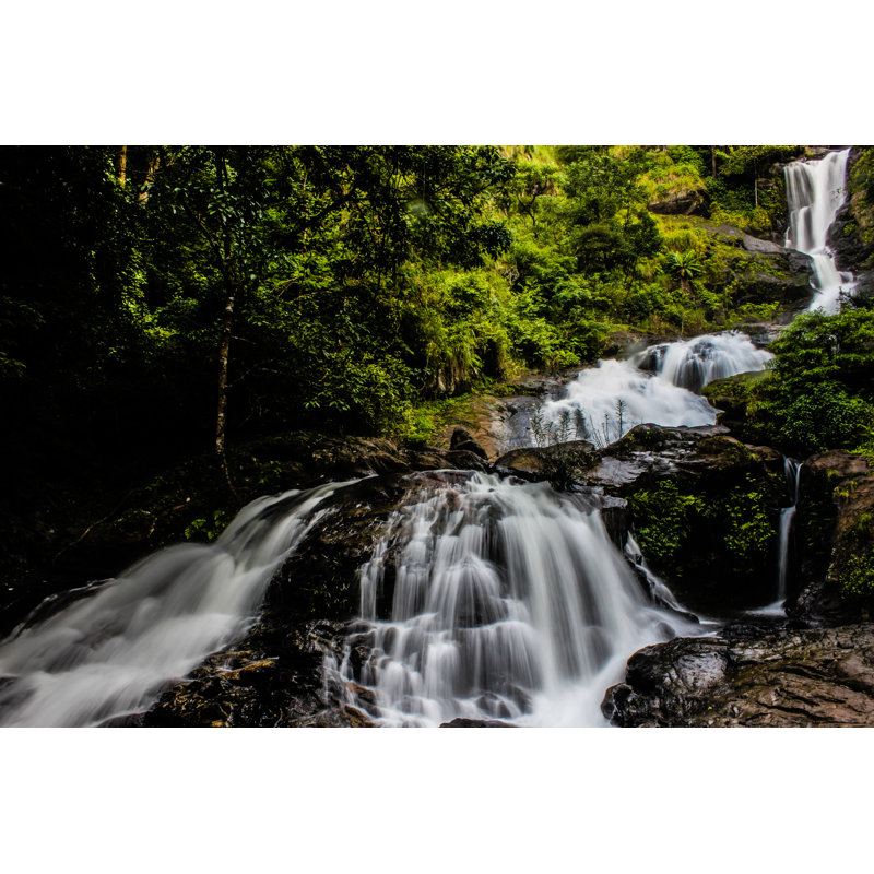 Iruppu Waterfalls - Wrapped Canvas Print, 30cm H x 46cm W x 3.8cm D