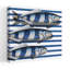 Rayé, océan, poisson, plage, art mural-875333837
