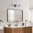 Black & Brass Vanity Light with Glass Shade, Dimmable, E26 Base – UL Certified-647189718-647189712
