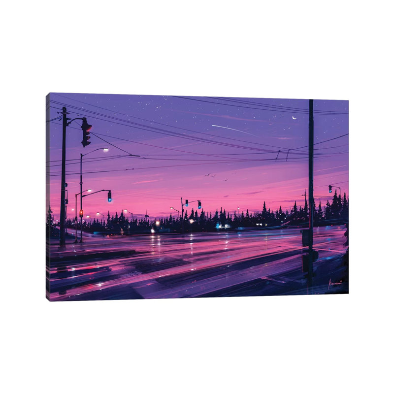 7 P.M by Alena Aenami - Wrapped Canvas Print, 20.32 cm H x 30.48 cm W x 1.91 cm D