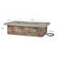 SEDONA Rectangle Concrete Propane or Natural Gas Fire Pit Table by Real Flame-24821690