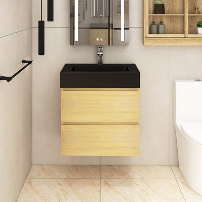 Ensemble de meuble-lavabo simple 24 po avec plateau Leketa