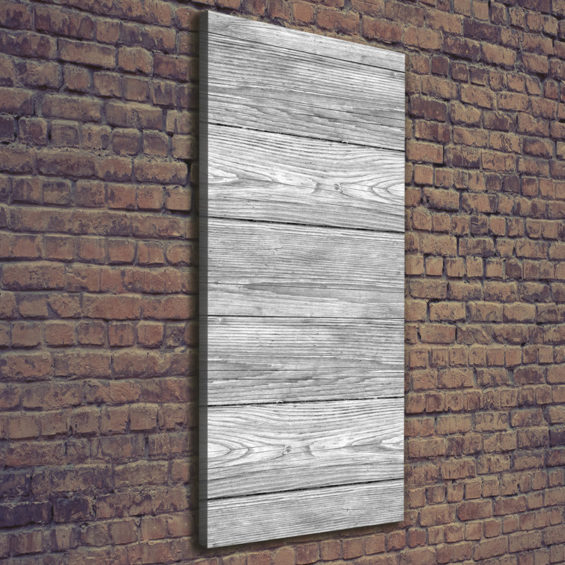 Wooden Background - Wrapped Canvas Print