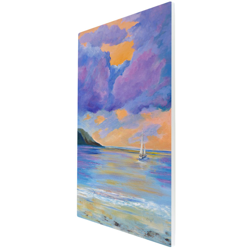 ESTHER MARSHALL Coastal Nautical & Beach Wall Decor on Ceramic