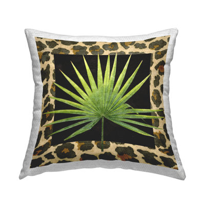 Floral Indoor/Outdoor Throw Pillow
