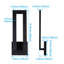 Applique murale d'extérieur à DEL 19 po 5 CCT, grandes lumières murales à intensité variable intégrées, luminaires extérieurs en aluminium, noir mat