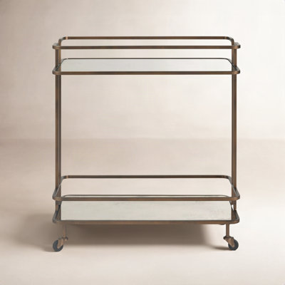 Tempered Glass Bar Cart