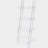 Transparent acrylic trapezoidal bookshelf