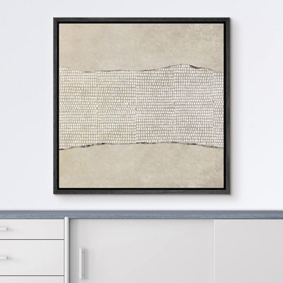 Minimalist Landscape " Tan Grunge Pastel Colour Block Field Abstract Shapes Neutral Modern Art Decor Contemporary Minimal "