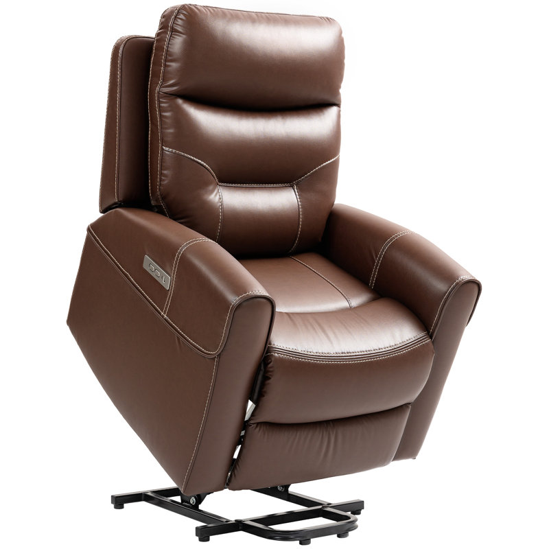 92cm Wide Lift Assist Power Lift Chair, Brown