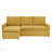 L Shaped Convertible Sleeper Sofa Bed, 90" Sectional Couch For Living Room , Pull Out Bed, Reversible Chaise With Storage , Removable & Washable-1487370225