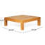 Table basse et coussins d'extérieur Adonia