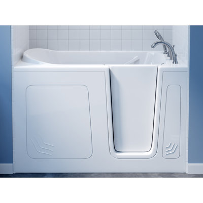Therapeutic Tubs 32 in. x 60 in. Right Drain Quick Fill Walk-In Soaking Tub in White