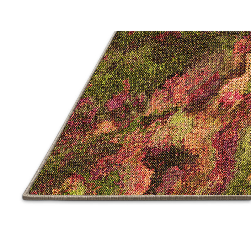 Abstract Indoor Rug, Rectangle 5' x 7'