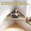 Bureau de coin mural gris pliable-747039907