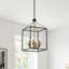 Lustre rectangulaire à 4 lumières Epsom-645916542