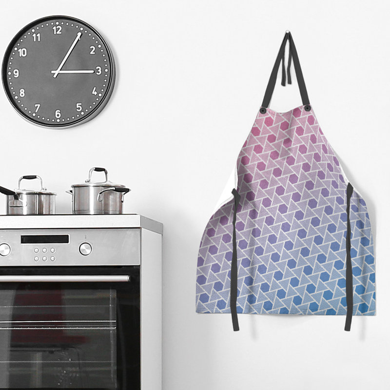 Katelyn Elizabeth Bib Apron, Pink/Blue